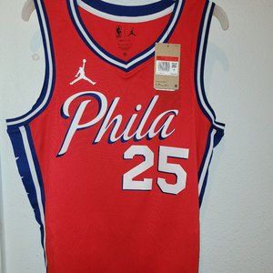 Nike PHILADELPHIA 76ers BEN SIMMONS Swingman Men's JERSEY Sz M,L New with tags